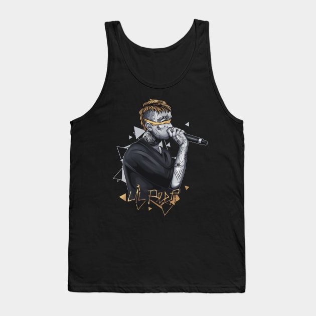 Lil Peep | Gold version Tank Top by DenielHast